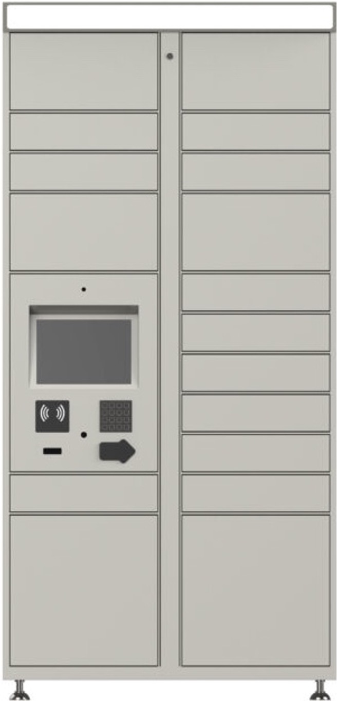 17-door console